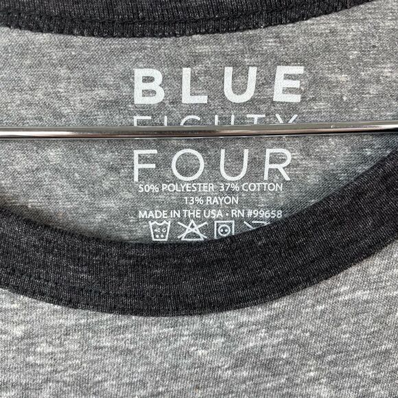 NWT Custom Print Blue 84 Seattle Sonics Throw Back T-Shirt Size Large or Small - Picture 3 of 5